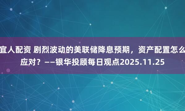 宜人配资 剧烈波动的美联储降息预期，资产配置怎么应对？——银华投顾每日观点2025.11.25